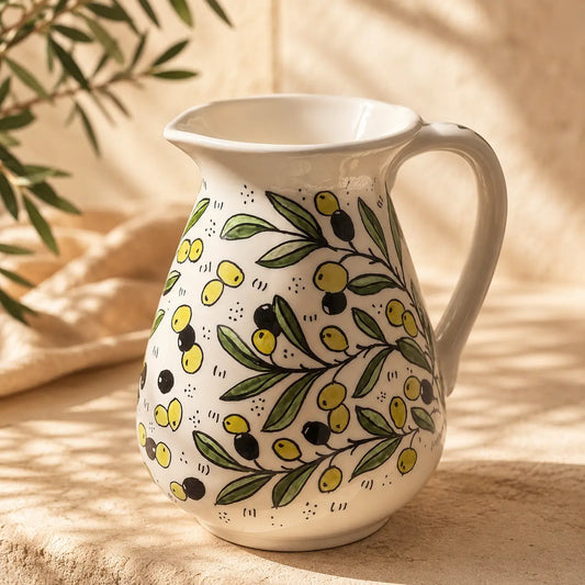 Haleeb Handmade Palestinian Ceramic Pitcher 1.6 L