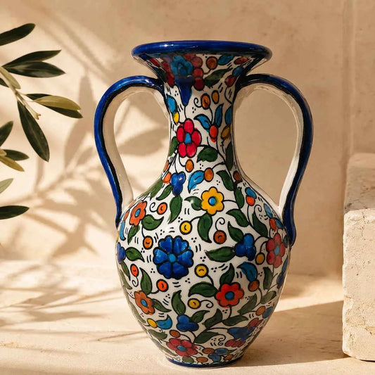 Handmade Ceramic Vase 15.5 × 25 cm