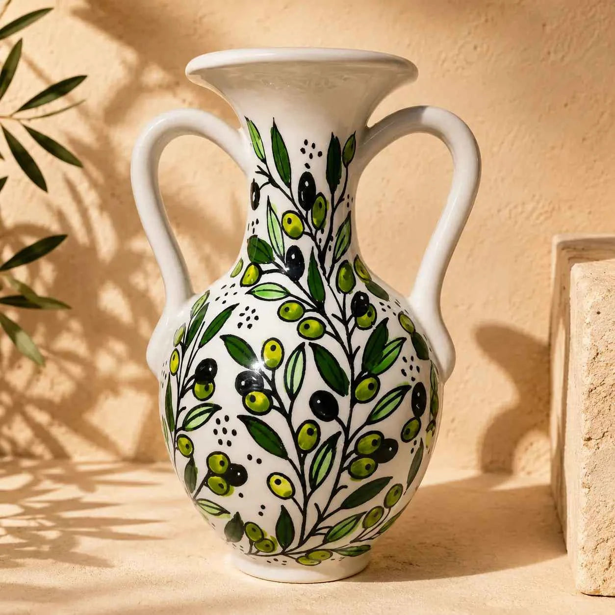 Handmade Ceramic Vase 15.5 × 25 cm