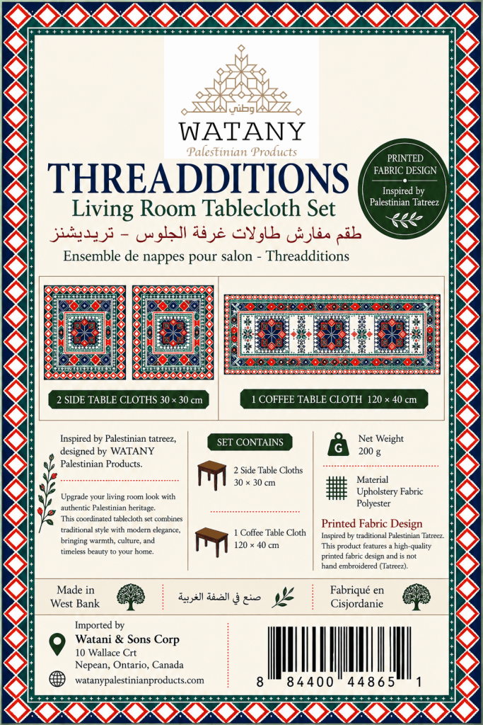 Living Room Tablecloth Set – Threadditions