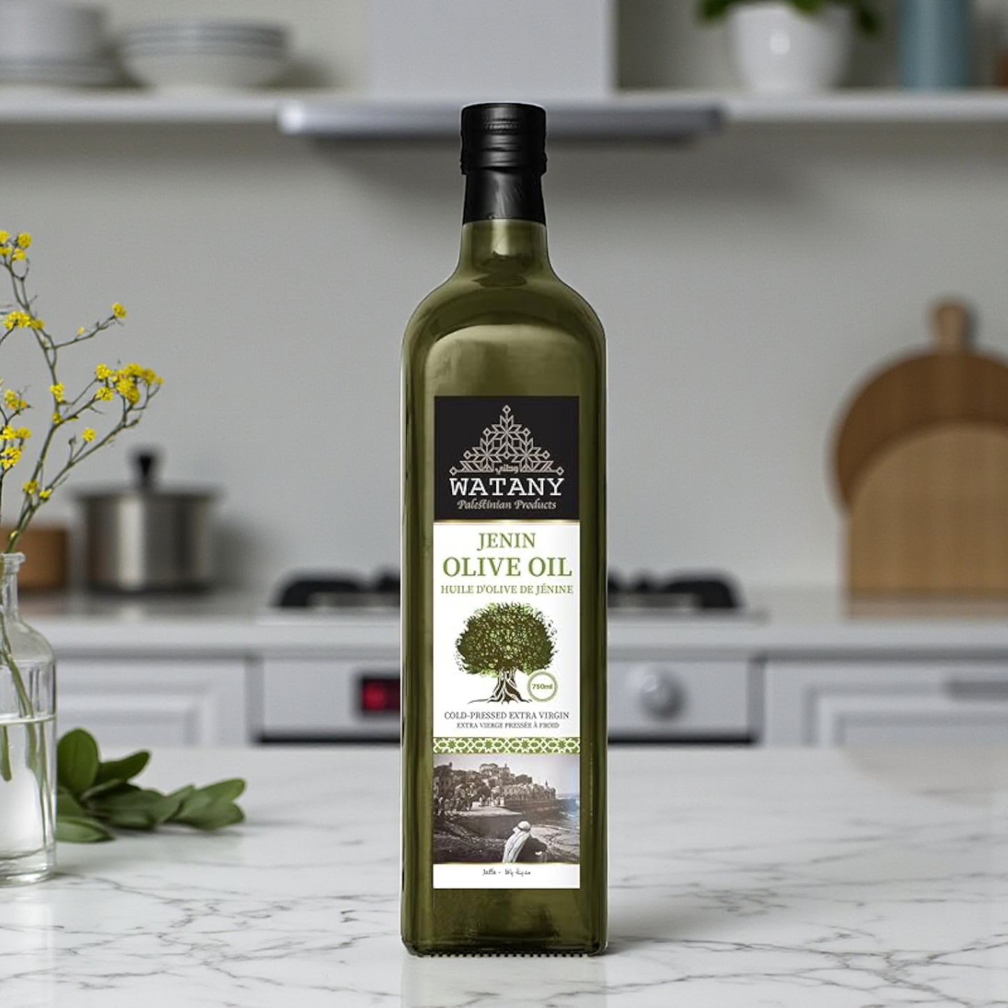 Jenin Palestinian Olive Oil – Premium Extra Virgin Olive Oil (750 ml, 1 L & 16 L Options)