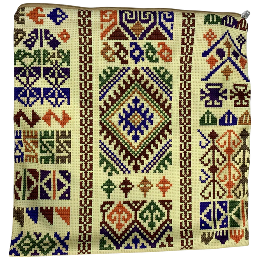 Cushion Cover Set of 2 – Palestinian Tatreez – 45 cm – Asic - Watany Palestinian Products