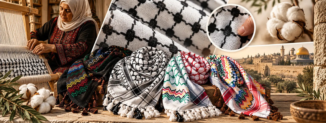 Why 100% Cotton Keffiyehs Matter ? : Fabric, Weave, and Craftsmanship