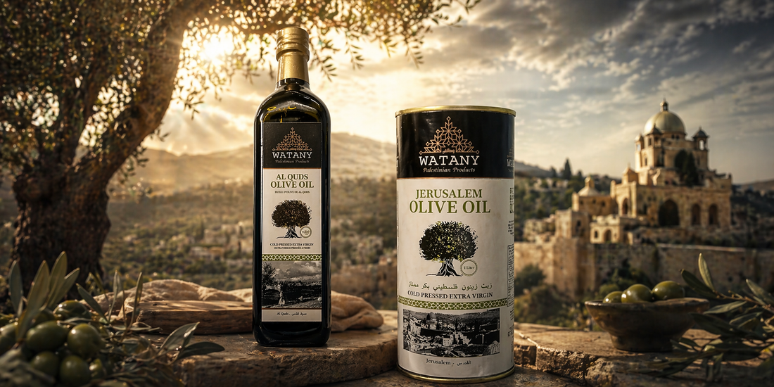 Watany palestinian products is the one and only supplier of olive oil from al quds (jerusalem) holy city