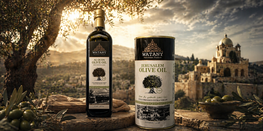 Watany palestinian products is the one and only supplier of olive oil from al quds (jerusalem) holy city