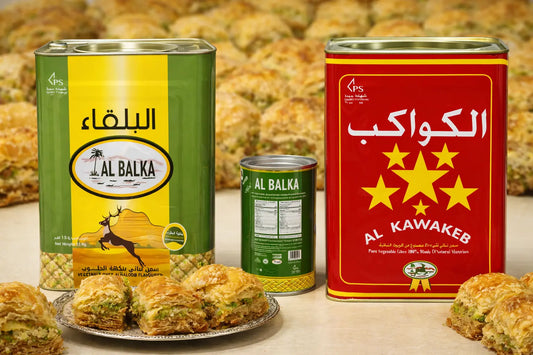 Best Ghee for Baklava (Baklawa) | Al Kawakeb vs Al Balka - Watany Palestinian Products