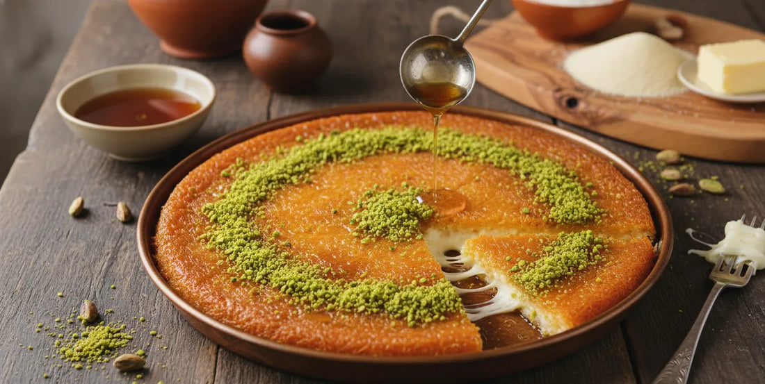Kunafa Nabulsi Recipe: Authentic Palestinian Method - Watany Palestinian Products