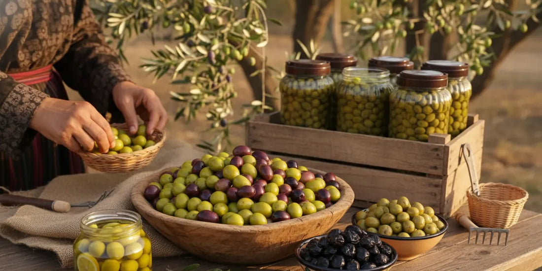 Palestinian Olives: Taste, Types & How They’re Harvested - Watany Palestinian Products
