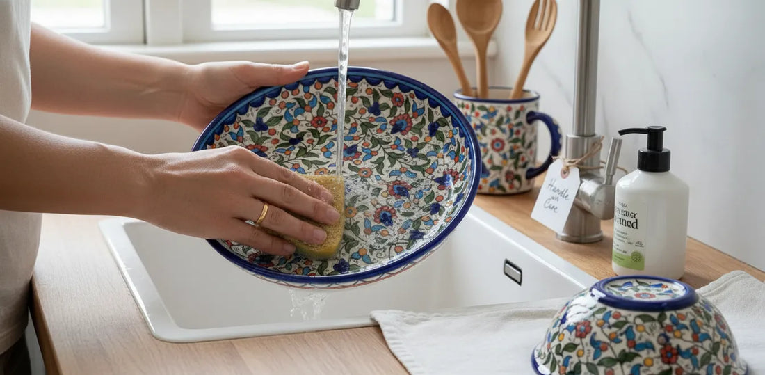 How to Care for Handmade Ceramics So They Last a Lifetime - Watany Palestinian Products