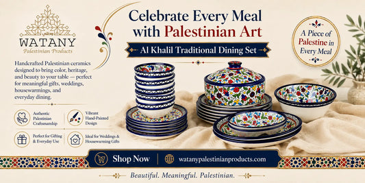 Celebrate Every Meal with the Al Khalil Palestinian Dining Set