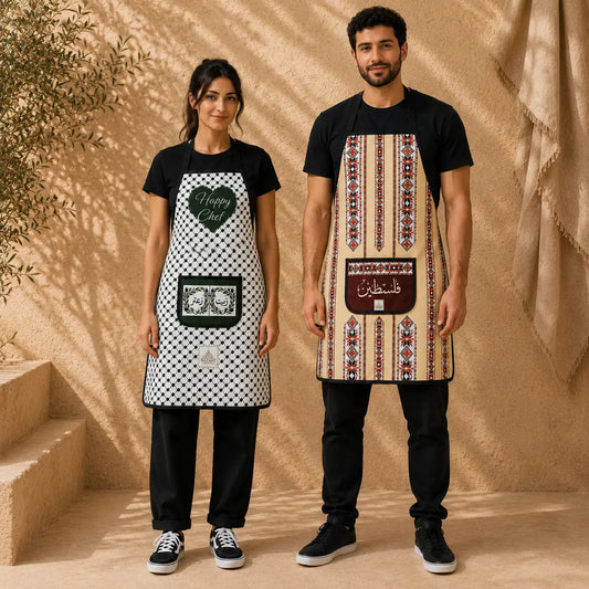 Bundle Tatreez and happy chef Aprons