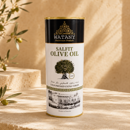Salfit Palestinian Extra Virgin Olive Oil – 1L & 16L - Watany Palestinian Products