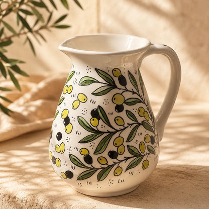 Haleeb Handmade Palestinian Ceramic Pitcher 1.6 L