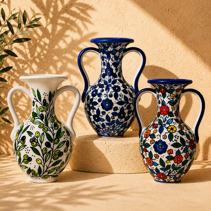 Handmade Ceramic Vase 15.5 × 25 cm