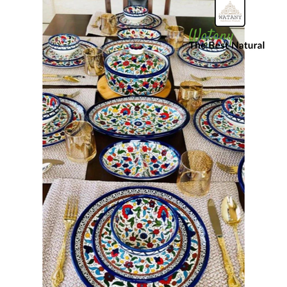 Handcrafted Ceramic Dinnerware Set for 6 – Luxury Tableware Dinner Set & Homeware Decor
