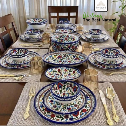 Handcrafted Ceramic Dinnerware Set for 6 – Luxury Tableware Dinner Set & Homeware Decor