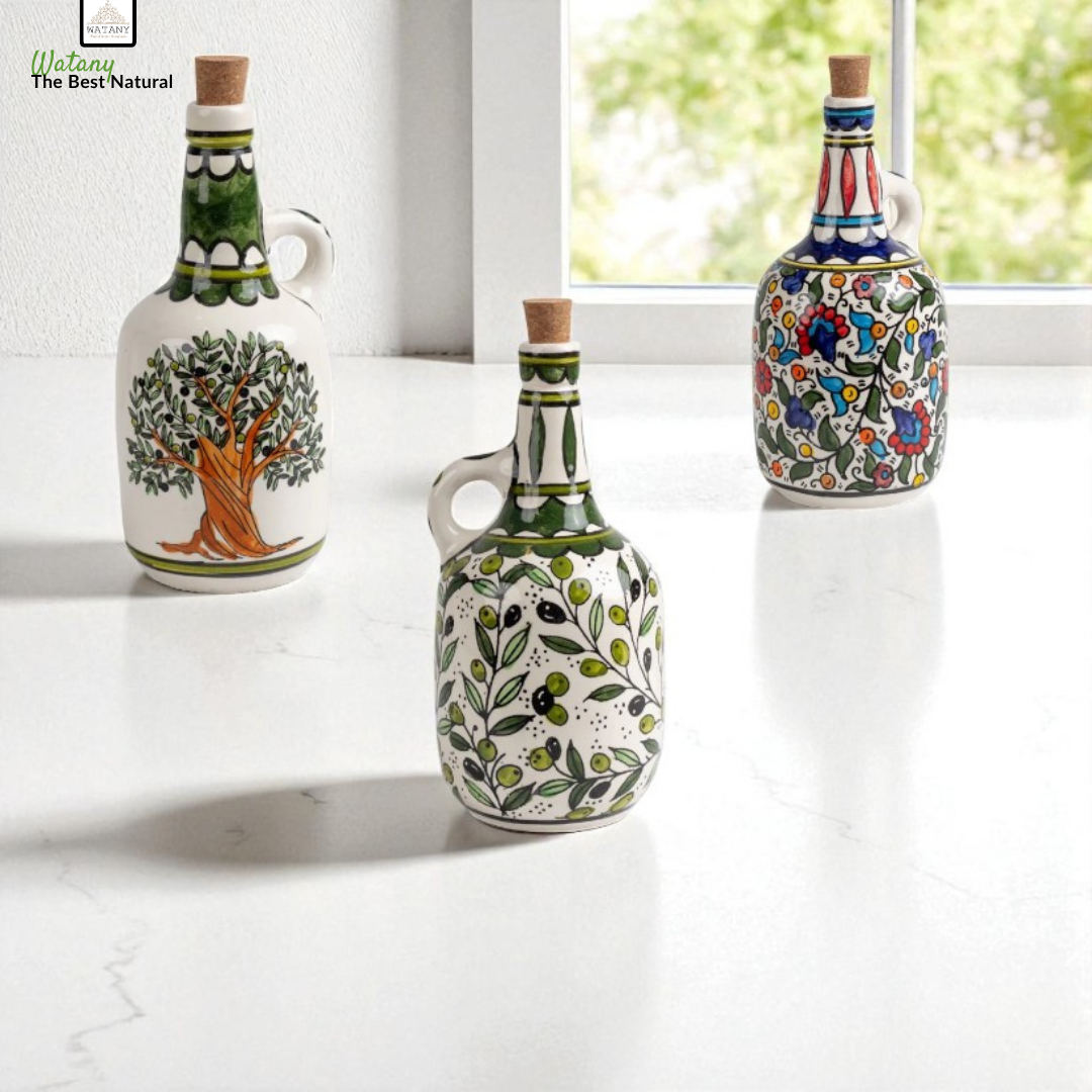 Bouteille d'huile 12x12x25 cm