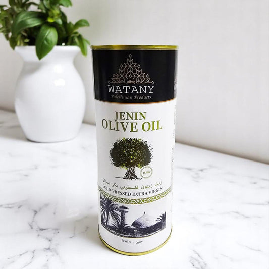 WATANY Jenin Palestinian extra virgin olive oil tin