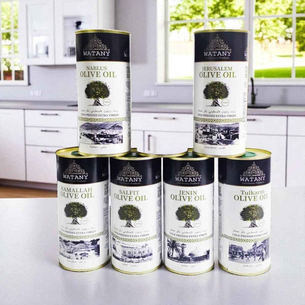 Palestinian Olive Oil Sampler Set – 6 Regions