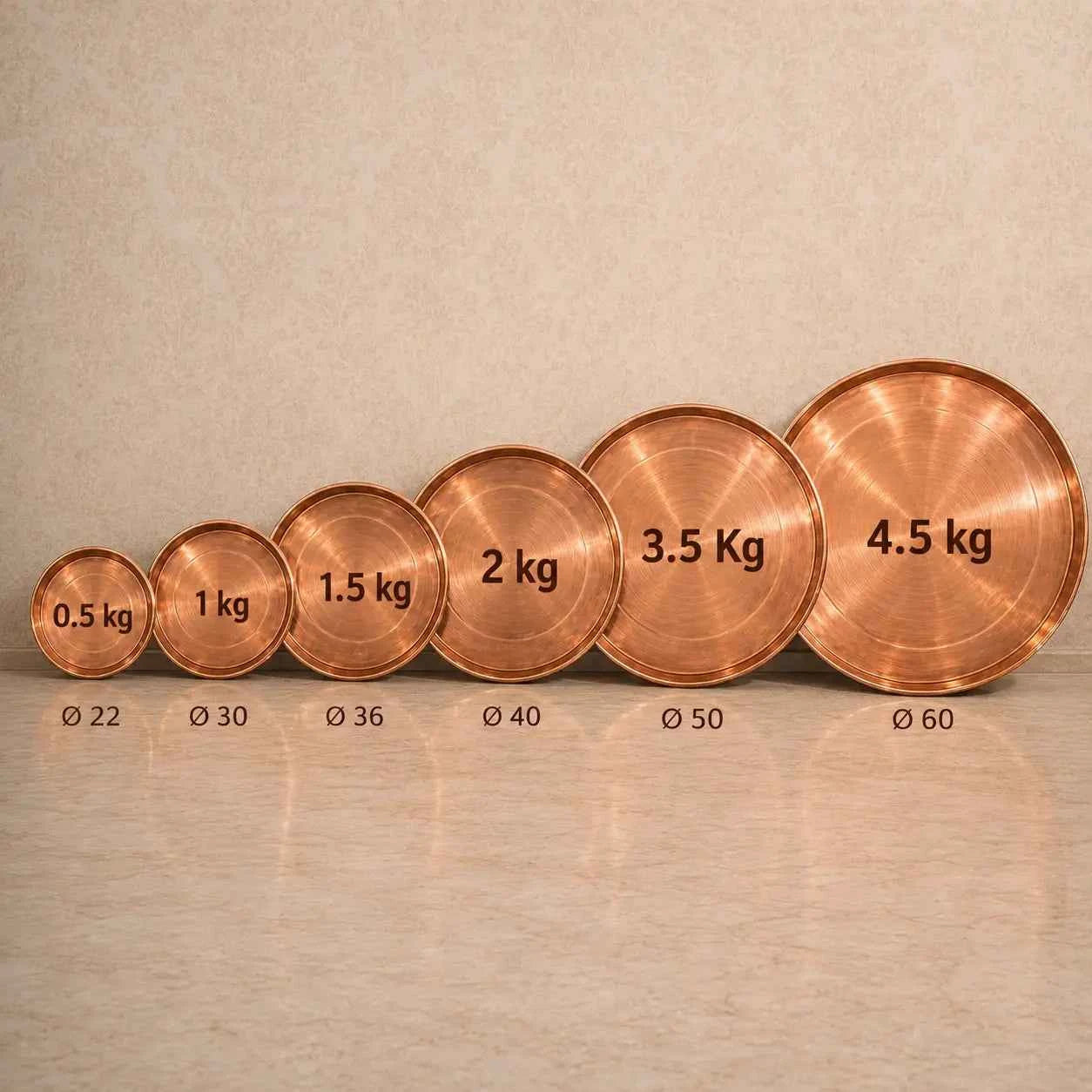 Copper Kunafa Tray for Baking & Serving | Knafeh Pan