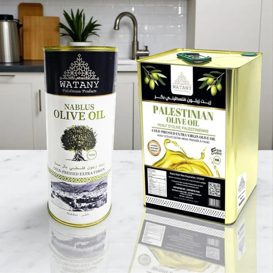Huile d'olive palestinienne de Naplouse
