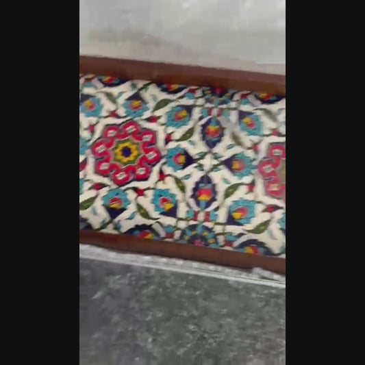 Palestinian rectangular Food Tray 15x30x3 cm