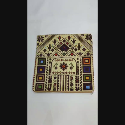 Cushion Cover – Palestinian Tatreez – 18×18 in – Yafa