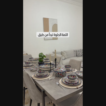 Ensemble de salle à manger en céramique