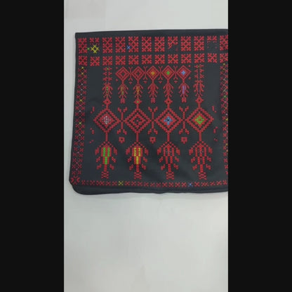 Cushion Cover – Palestinian Tatreez – 18×18 in – Ramallah