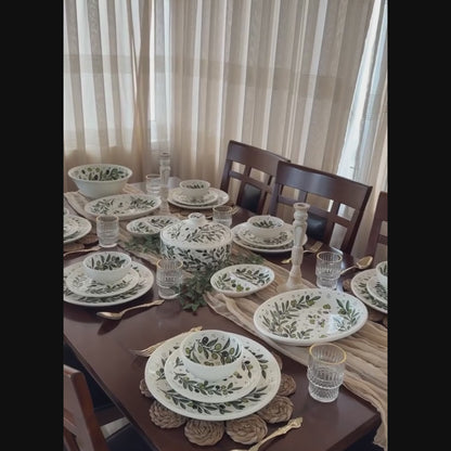 Handcrafted Ceramic Dinnerware Set for 6 – Luxury Tableware Dinner Set & Homeware Decor