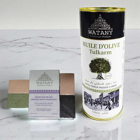 Tulkarm Olive Oil & Herbal Soap Bundle