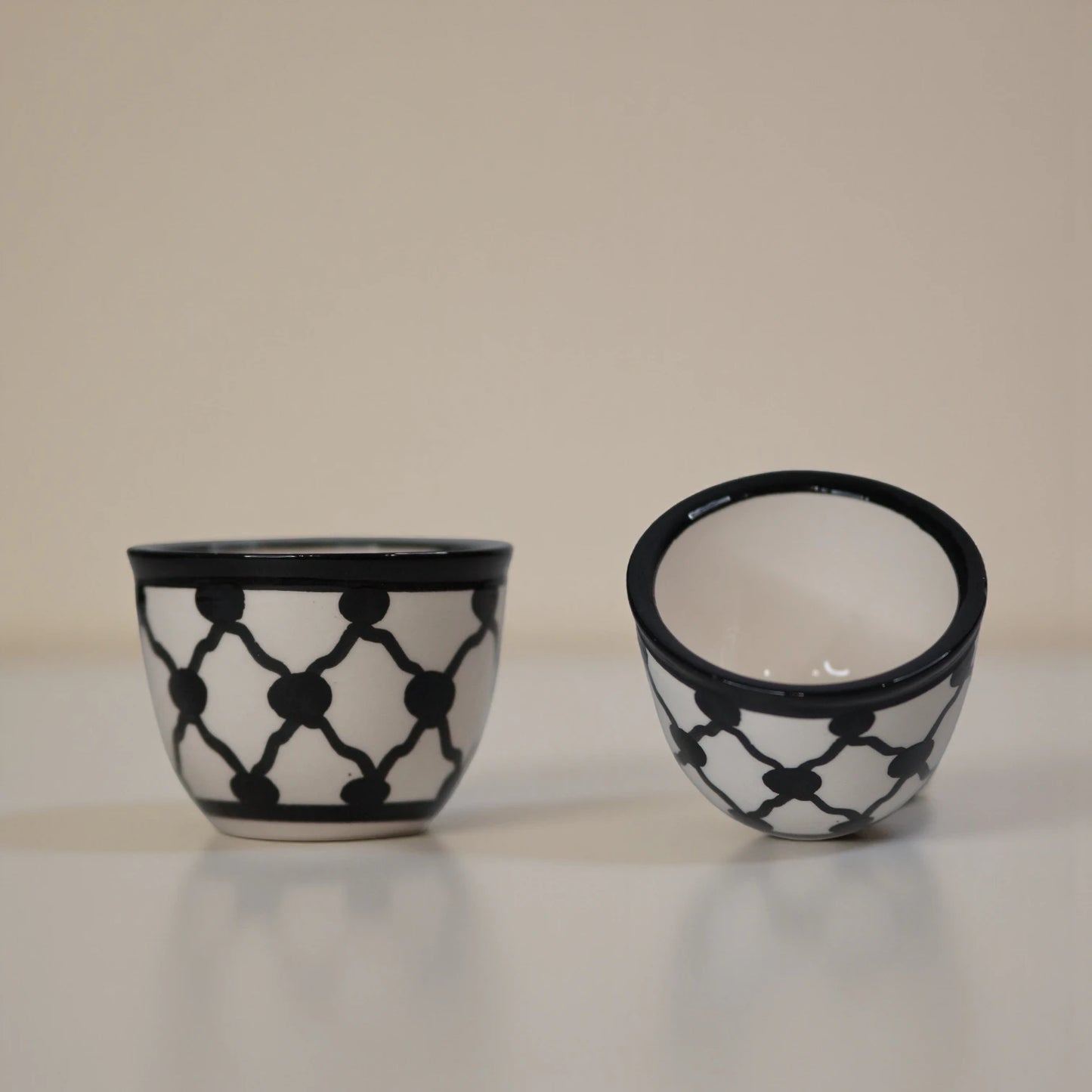 Palestinian sada Coffee Cups (Set of 6) 6x6x5 cm