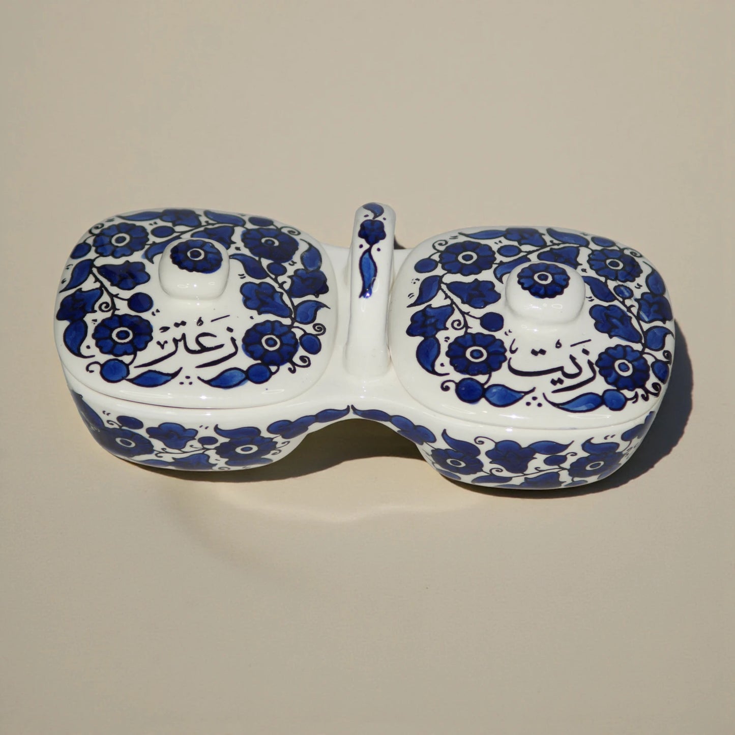 Olive Oil and Zaatar Plates Set 12×11.5×23.5 cm