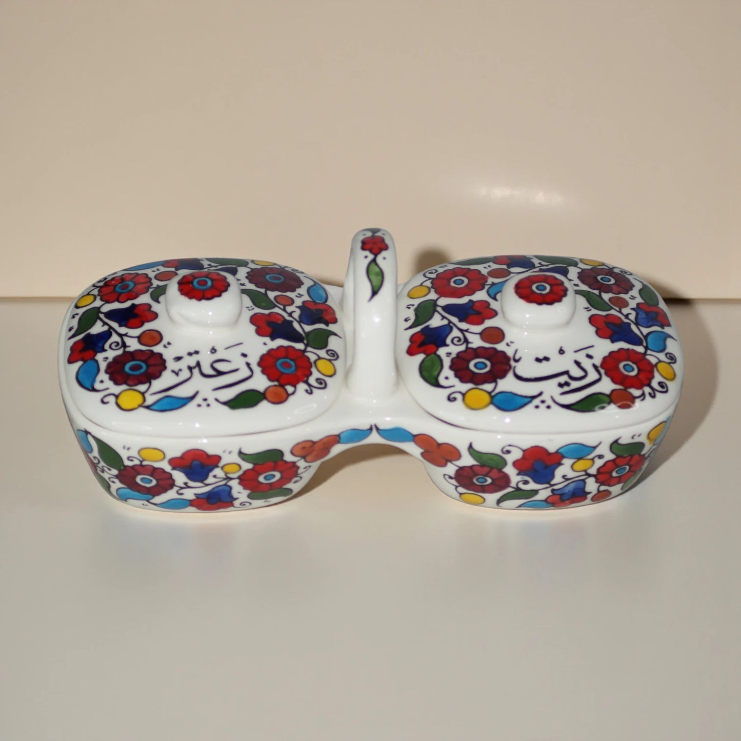 Olive Oil and Zaatar Plates Set 12×11.5×23.5 cm