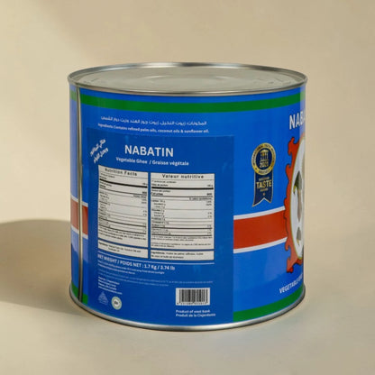 Nabatin Vegetable Ghee 1.7kg / 15kg – Plant-Based Butter for Baking & Cooking