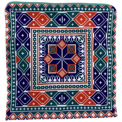 Cushion Cover Set of 2 – Palestinian Tatreez – 45 cm – Threadditions - Watany Palestinian Products