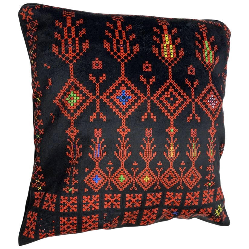 Cushion Cover – Palestinian Tatreez – 45 cm – Ramallah - Watany Palestinian Products