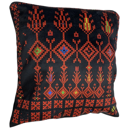 Cushion Cover – Palestinian Tatreez – 45 cm – Ramallah - Watany Palestinian Products