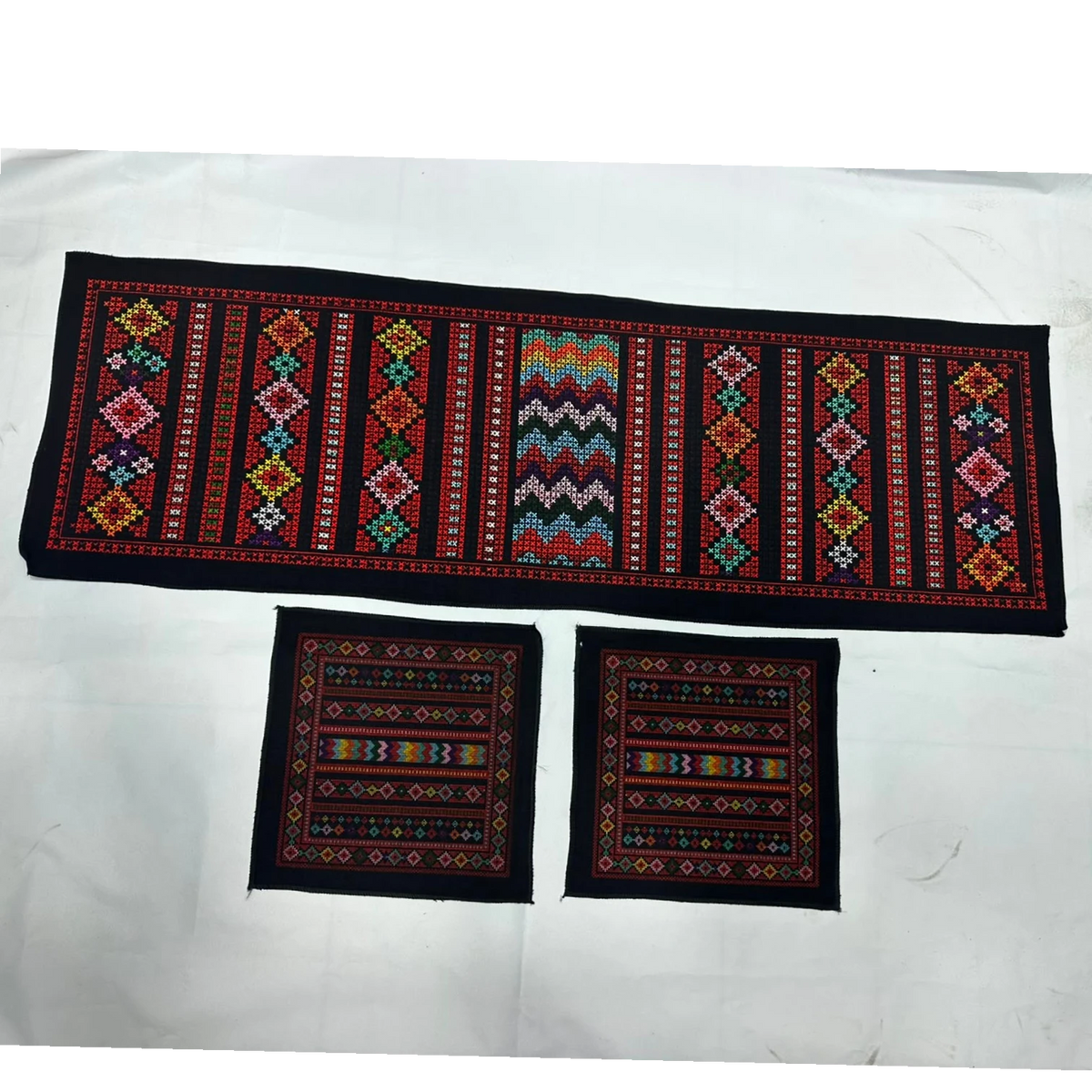 Living Room Tablecloth Set – Heritage Stripes