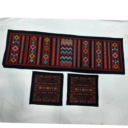 Living Room Tablecloth Set – Heritage Stripes