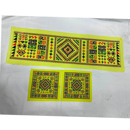 Living Room Tablecloth Set – ASIC Gold color
