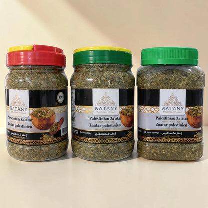 Pack d'échantillons palestiniens Za'atar (jenine, salfit, Qalqilya) (500 g x 6)