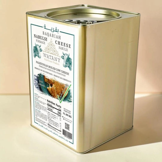 Baqaria Baladia Nabulsi Cheese 10kg – Cow Milk Brined Cheese for arabic Sweets